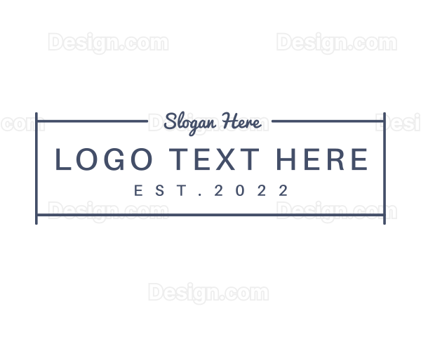 Luxury Fashion Apparel Logo