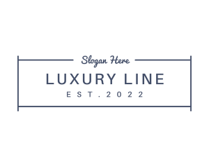 Luxury Fashion Apparel logo design