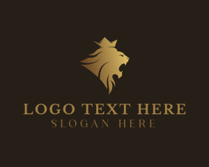 Roar - Lion Crown Company logo design