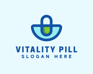 Medicine Pill Pharmacy Chemist logo design