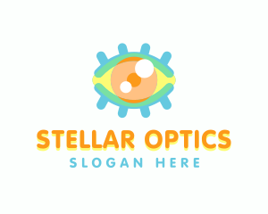 Optical Round Eyes logo design