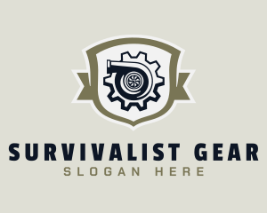 Gear Shield Automotive logo design