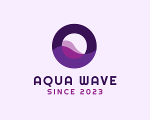 Digital Wave Letter O logo