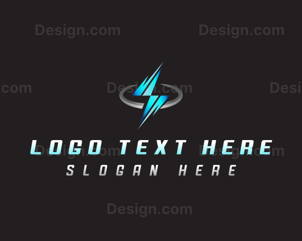 Electricity Lightning Bolt Logo