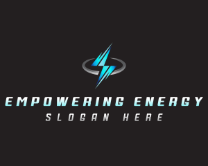 Electricity Lightning Bolt logo design