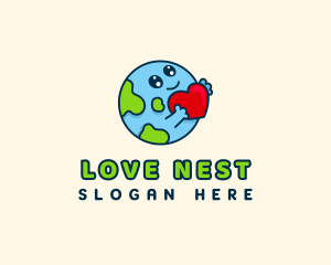 Earth Care Love logo design