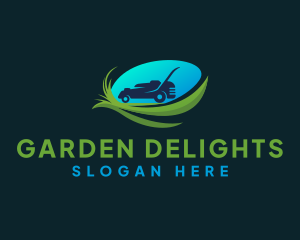 Lawn Mower Garden logo design