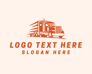 Orange Forwarding Truck logo