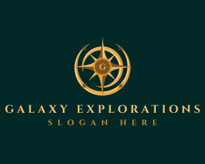 Travel Compass Star logo design