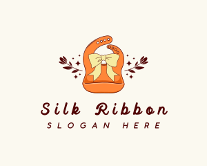 Baby Bib Ribbon logo design