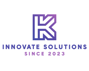 Company Letter K Outline logo