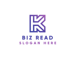 Business Company Letter K logo design