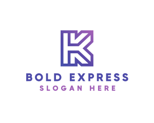 Business Company Letter K logo design