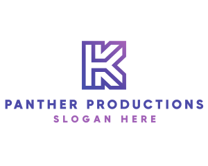 Company Letter K Outline logo design