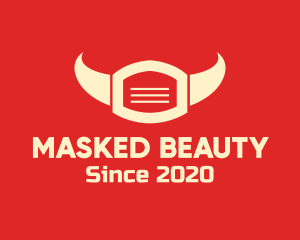 Bull Face Mask logo design