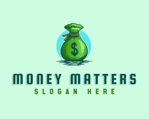 Money Dollar Sack logo design