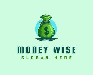 Money Dollar Sack logo design