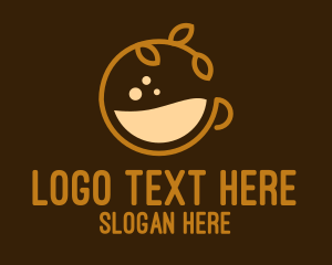 Organic Coffee Cup logo