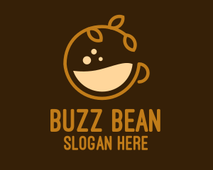 Organic Coffee Cup logo design