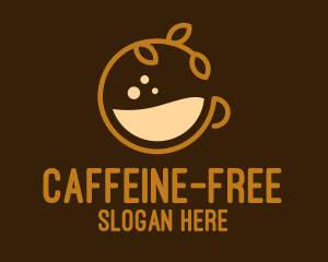 Organic Coffee Cup logo design