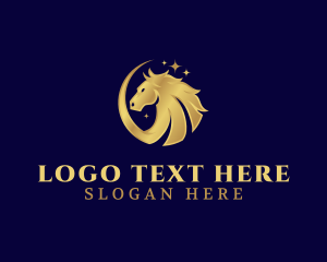 Luxury Horse Animal logo