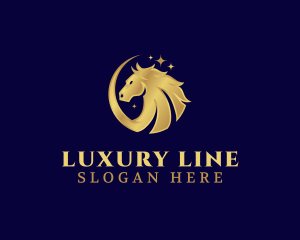 Luxury Horse Animal logo design