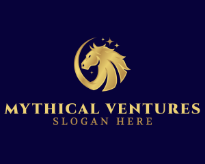 Luxury Horse Animal logo design