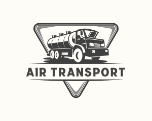 Tanker Truck Petroleum Transportation logo design