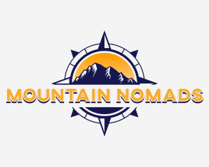 Compass Mountain Adventure logo design