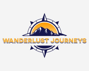 Compass Mountain Adventure logo design