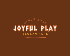 Playful Rustic Festival logo design