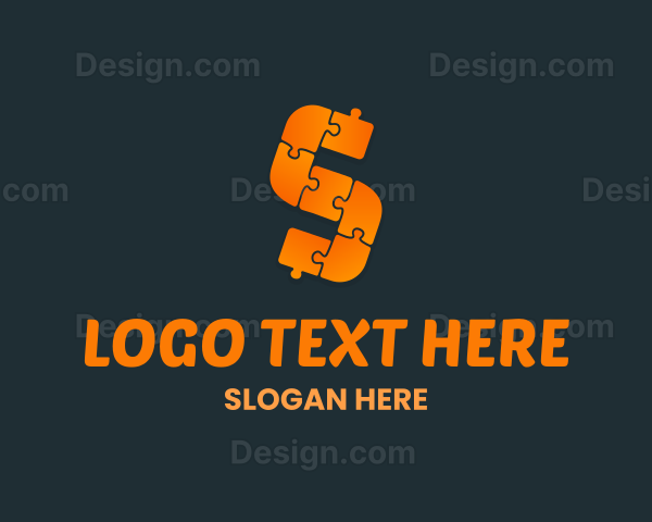 Creative Puzzle Business Letter S Logo