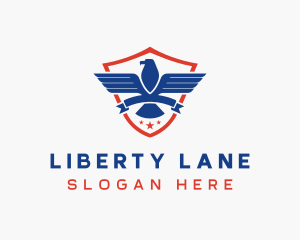 Eagle Patriotic Bird logo