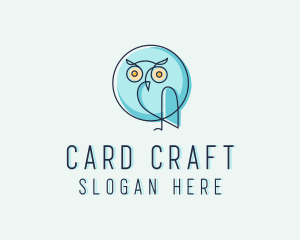 Owl Bird Aviary logo design