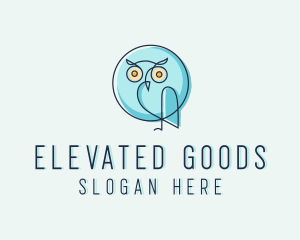 Owl Bird Aviary logo design