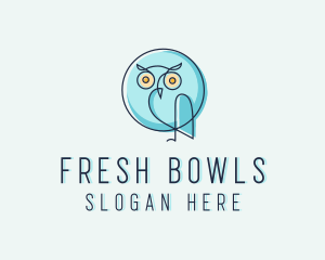 Owl Bird Aviary logo design