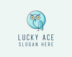 Owl Bird Aviary logo design