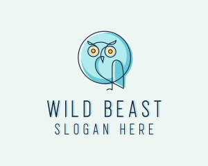 Owl Bird Aviary logo design