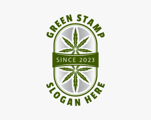 Weed Cannabis Leaf  logo design