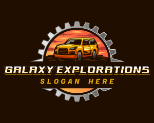 Gear SUV Automotive logo design