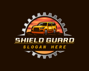 Gear SUV Automotive logo design