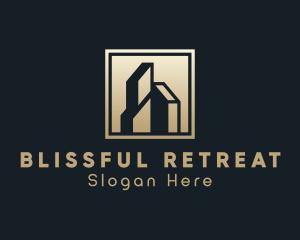 Luxury Hotel Real Estate Logo