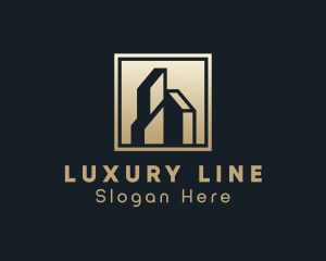 Luxury Hotel Real Estate logo design