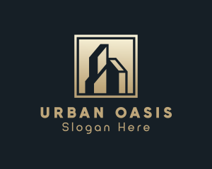 Luxury Hotel Real Estate logo design