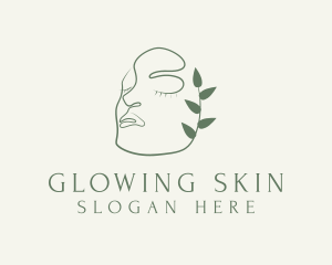 Natural Facial Skin Care logo design