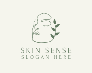 Natural Facial Skin Care logo design