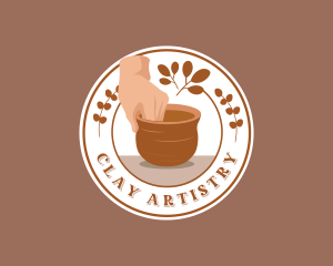 Handmade Clay Pottery logo design