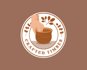 Handmade Clay Pottery logo design