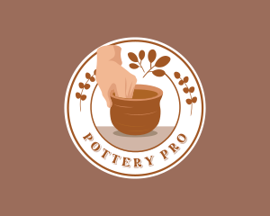 Handmade Clay Pottery logo design