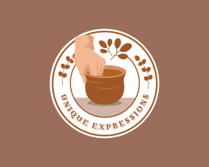 Handmade Clay Pottery logo design